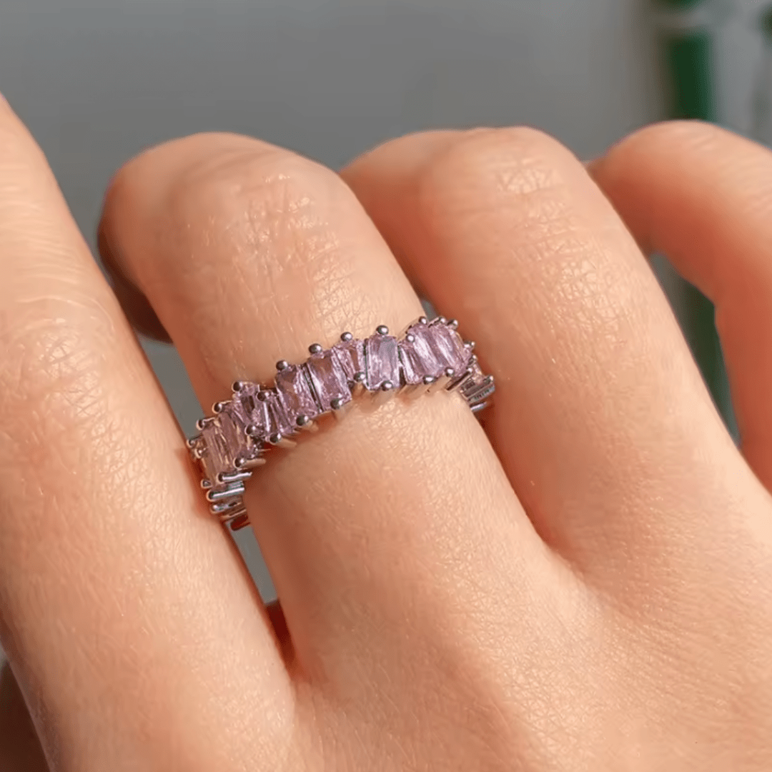 Rose Quartz Ring ā āPetalleā